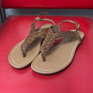 Braided sandals